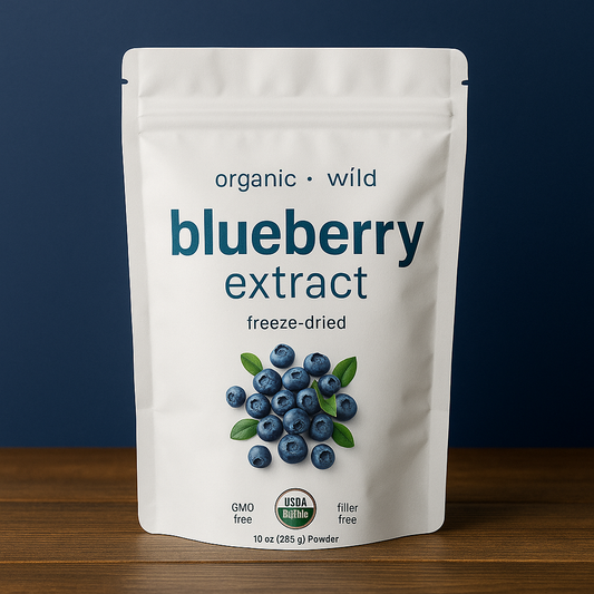 Organic Blueberry Extract Powder – 50:1 Wild-Grown Concentrate