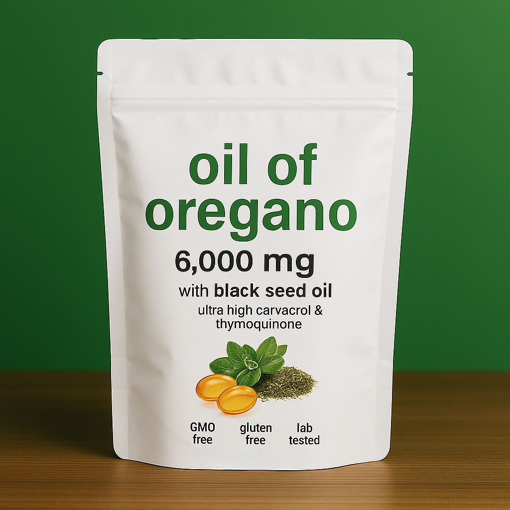 Oregano Oil with Black Seed Oil – 6000mg 20:1 Extract
