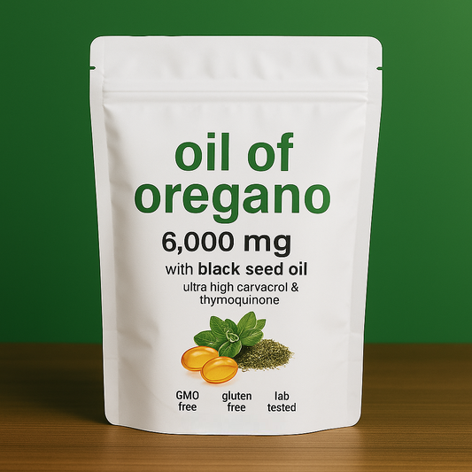 Oregano Oil with Black Seed Oil – 6000mg 20:1 Extract